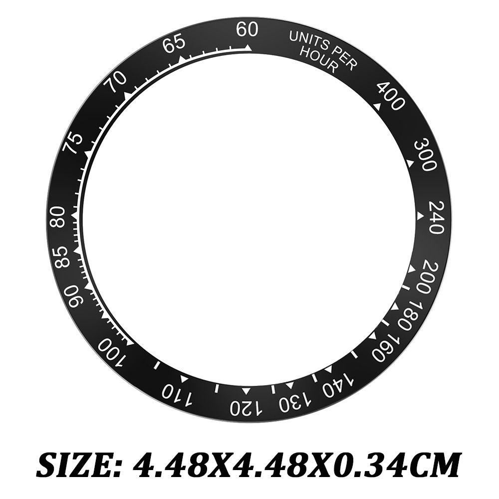 PC Watch Bezel Ring with Time Scale Protective Watch Case Cover Replacement Anti-Scratch Screen Protector for CMF Watch Pro 2