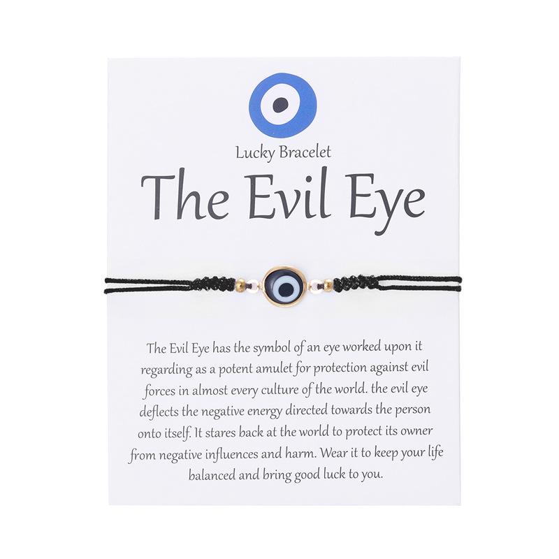 Devil's Eye Bracelet Popular Collection Irregular Adjustable Braided Bracelet Fashion Diamond Drawing Bracelet
