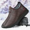 Herrstövlar är varma vattentäta halkfria tjocka vandringskängor och överdimensionerade arbetsskor för män i åldern 38-48 platåstövlar 2025