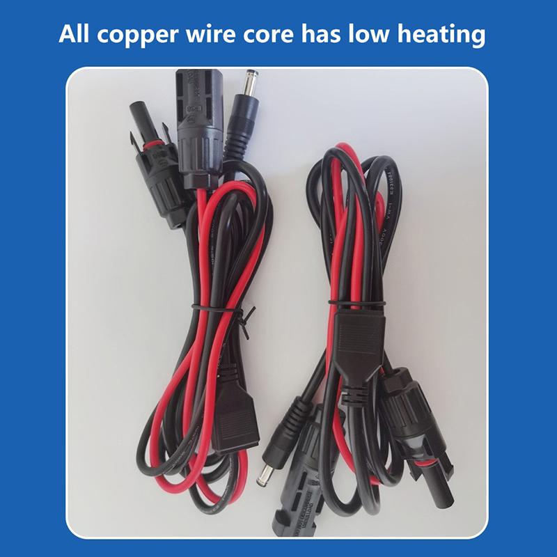 

Адаптер Mc4 к DC 5521 1,5 м Удлинительный выходной кабель для силового разъема солнечной панели для автодома для яхты