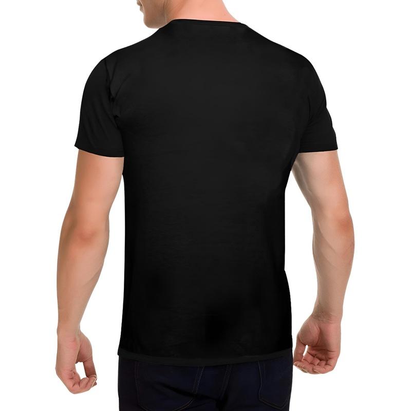 Men'S Heavy Black Graphic Tee Featuring a Limpbizkit Design, Styled with a Kangaroo-Inspired Print This Casual Round Neck Shirt Is Perfect for