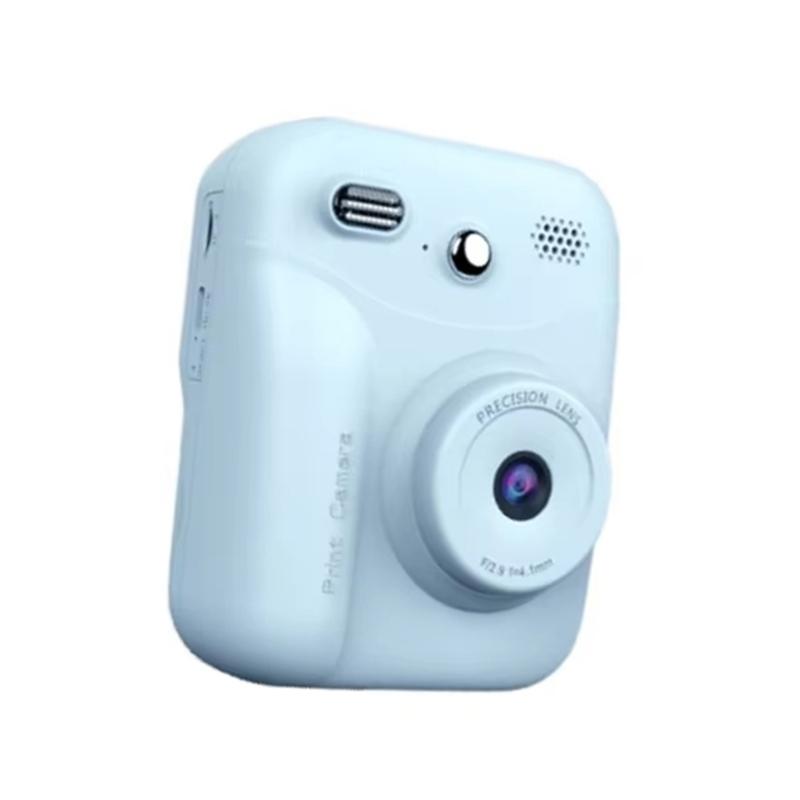 Kids Instantly Print Camera With 1Roll Thermals Paper For Creative Photography Featuring Clear Imaging Filter Effects