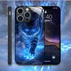Cute Animal Cat Painting Phone Case for IPhone 16 Pro Max 15 14 13 12 Mini 11 XS XR 7 8 14 Plus Hard Covers Tempered Glass Cases