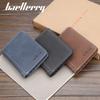 Men's Large Capacity Vertical Bi-fold Money Clip Wallet by Baellerry
