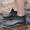 Men's Low-Cut Non-Slip Rain Boots - Water Shoes for Outdoor Wading