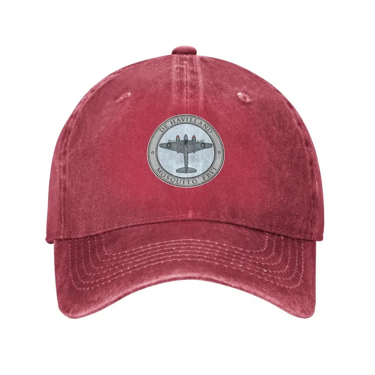 De Havilland Mosquito FBVI Plan View Design Baseball Cap Streetwear black Hat Unisex fun hats Women Beach Fashion Unisexs