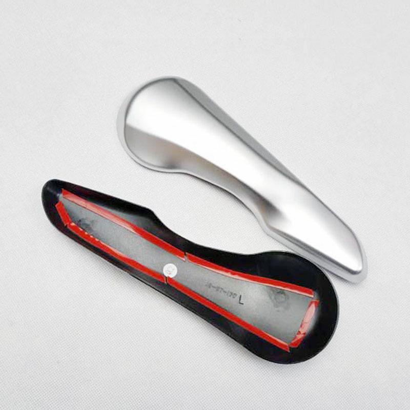 Interior Seat Adjustment Cover Trim for Nissan Nv200 Evalia 2010-2018 Abs Chrome Car Styling Stickers Auto Accessories 2 Pcs