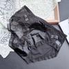 Ladies Spring and Summer Lovely Mesh Ice Silk Sexy Hip Briefs