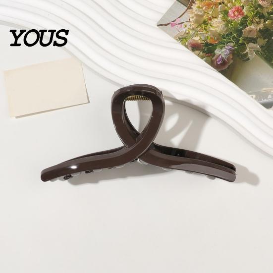 Hair Clip Back Head Claw, Soft Silicone Large Clip, Non-Slip Grip Shower Anti-Slip Teeth Accessory for Daily Wear Claw