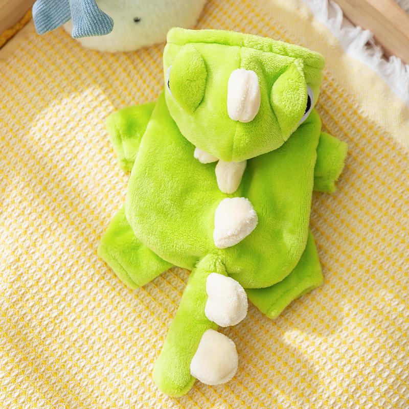 Adorable Dinosaur to Puppy Flannel Pet Apparel for Autumn/Winter