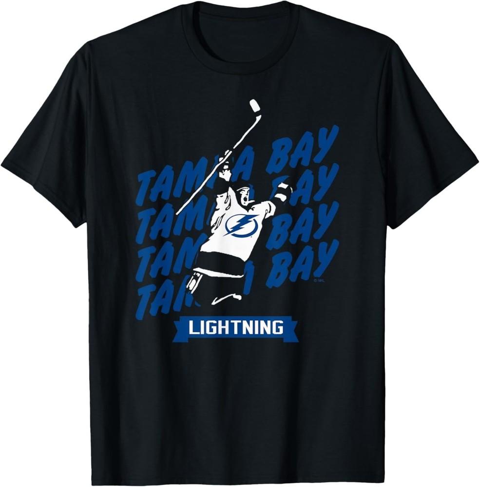 Tampa Bay Lightning Graffiti Black Officially Licensed T‑Shirt