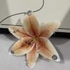 Simulation Flower Lily Keychain Phalaenopsis Orchid Bag Pendant Fashion Flower Keychain