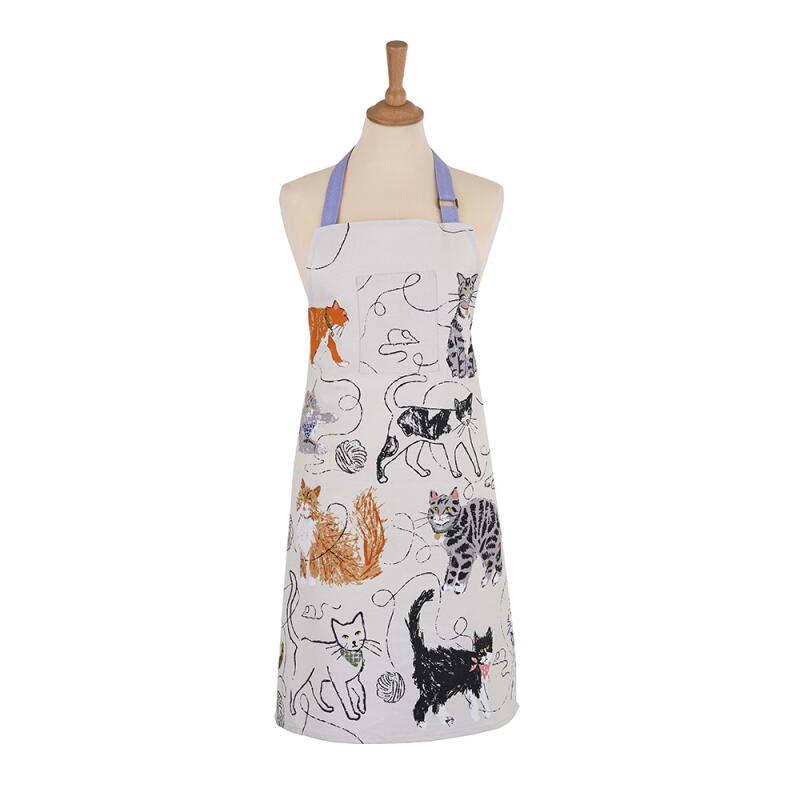 Хлопковый фартук для кошек «Кошачьи друзья» Cotton Apron - Felin Friends