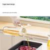 ZISIZ Glass Oil and Vinegar Dispenser Set
