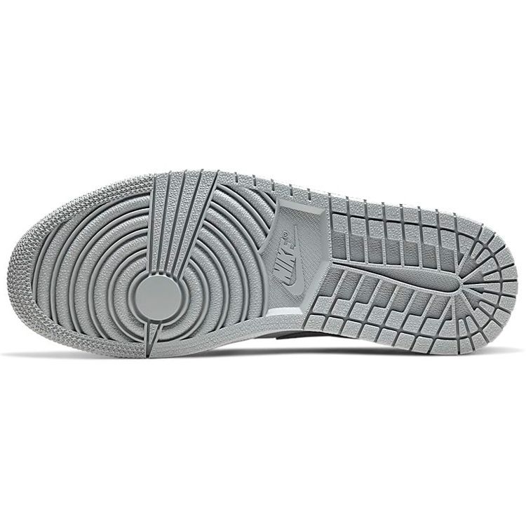 Air Jordan 1 Low Smoke Grey Unisex Sneakers Black Light-Smoke-Grey White 553558-039
