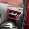 Real Soft Carbon Fiber Sticker For Toyota Alphard 2015-2018 2019 2020 2025 2025 2025 RHD Car Center Console Side Air Outlet Trim