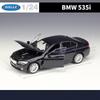 Welly 1/24 BMW 5 Series 535i Alloy Car Model Diecast Metal Toy Vehicles Car Model High Simulation Collection Childrens Toy Gifts