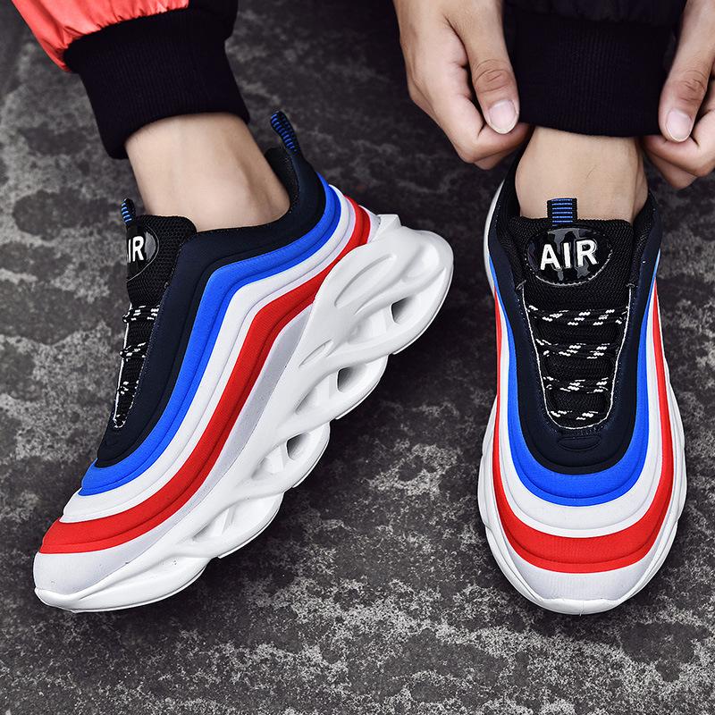 New Fashion Casual Breathable Men's Casual Sneakers Lightweight Men's Retro Running Shoes