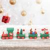 Cute Christmas   Rail Car Compartment Toy Christmas Decoration Ornament Children Gift Red