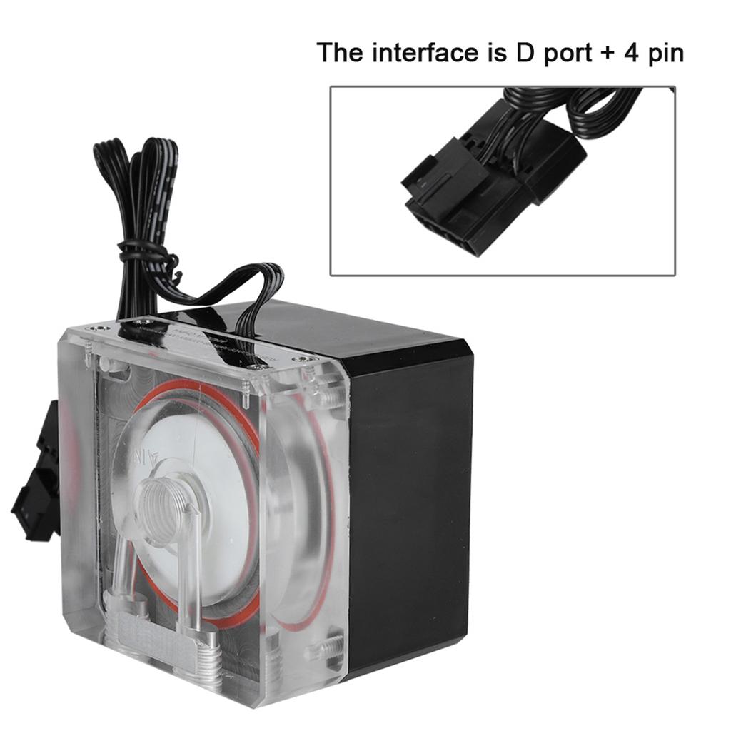 PC Water Cooling Integrated Mute Water Pump Support PWM Intelligent Control Speed
