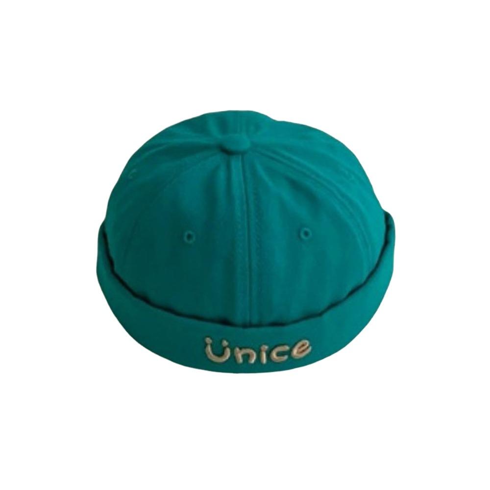 

Letter Embroidered Children Melon Beanie Adjustable Landlord Cap Sun Cap For Infant Boy Girl синий