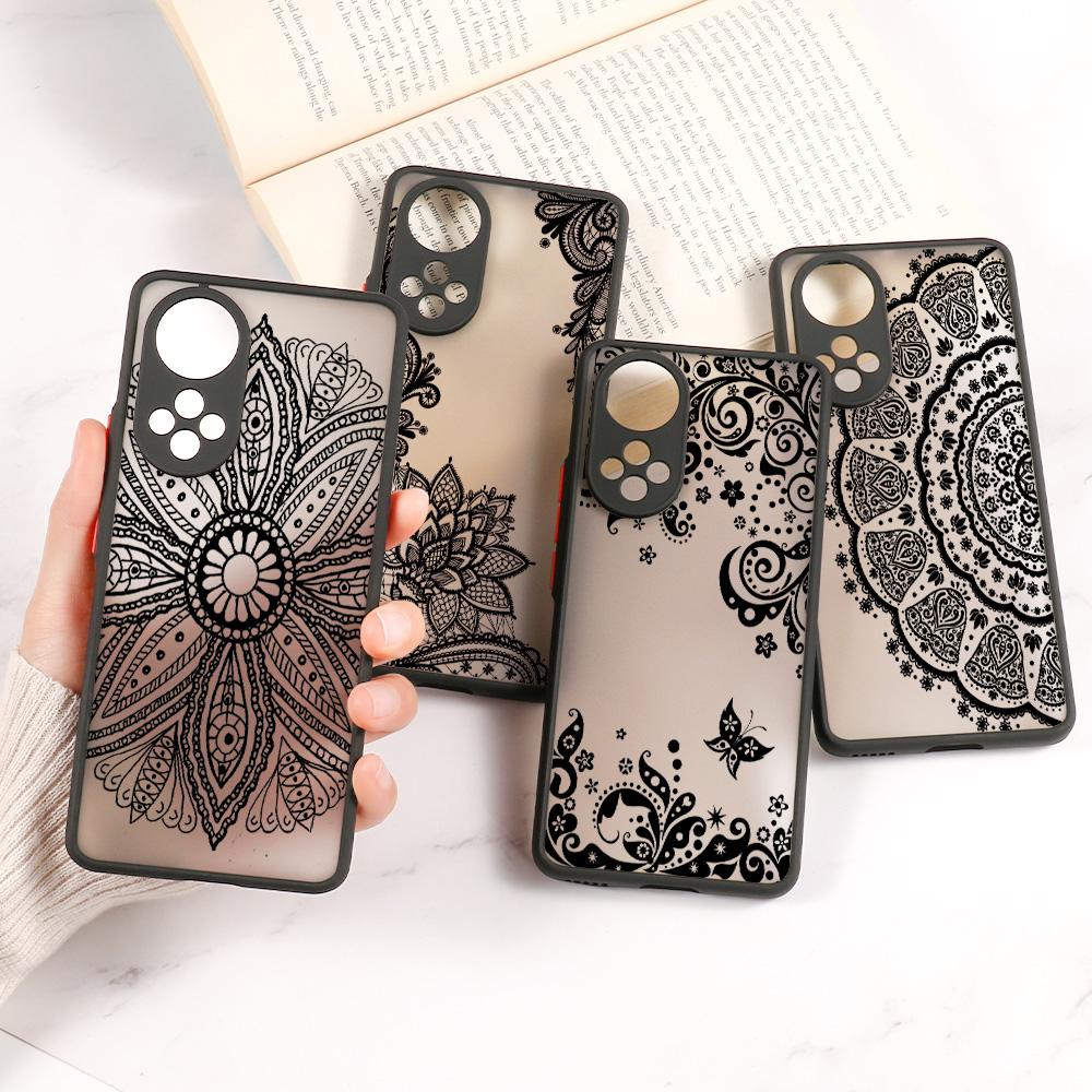 

Ветер Куранты Полый черный чехол для iPhone 11 12 13 Realme 8i C21Y Xiaomi Redmi Note 11 10 Samsung S22 Ultra Cover Симпатичный полупрозрачный матовый бампер телефона