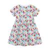 Sommer Neuheiten: Prinzessinnenkleid für Mädchen Entzückendes Blumenmuster Kinderkleid Sommer Kurzarmkleid