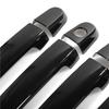 Decoration Door Handle Cover For Toyota Yaris 2006-2011 Vitz XP90 Cars Accessories Chrome Silver Carbon Fiber Exterior Styling