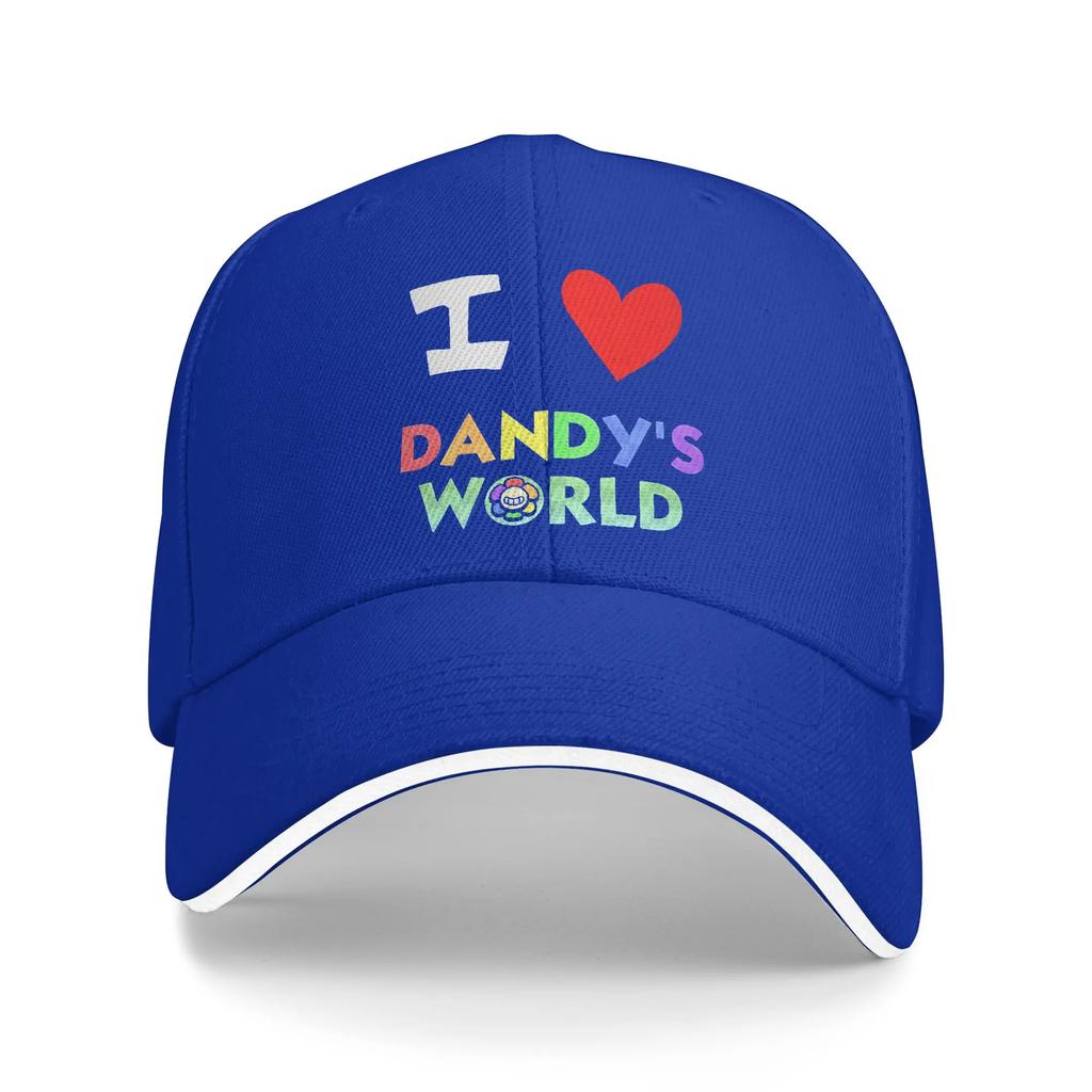 Unisex Dandy's World Kreslená Sendvičová Čepice Baseballová Čepice Snapback Čepice Hororová Hra Trucker Čepice Nastavitelné Sluneční Čepice Léto