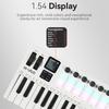 M-VAVE SMK-37 PRO 37 keys Keyboard 3 Octave Range 16 RGB Backlit Impact Pads Supports Wireless Connection to Multiple System
