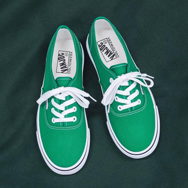 Spring new breathable canvas shoes men's classic shoes Hong Kong style versatile casual shoes Korean version niche board shoes