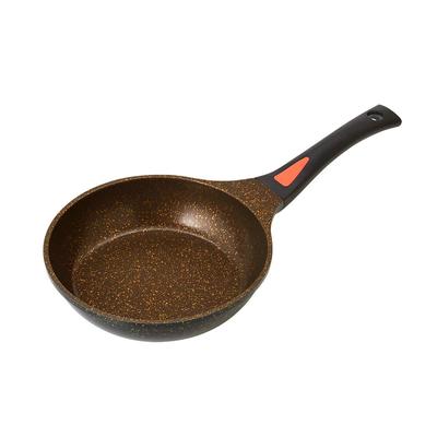 Frying Marble Induction Marble Cooking Cooking Gold 1008847 Pan, Coat, Compatible, 20cm, Finish, 7-layer Coating, Supplies, Utensils, Aimedia,