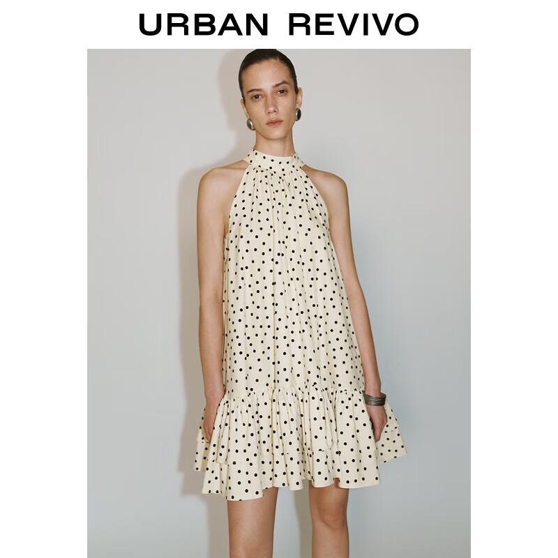 

UR French Style Polka Dot Sleeveless Dress S