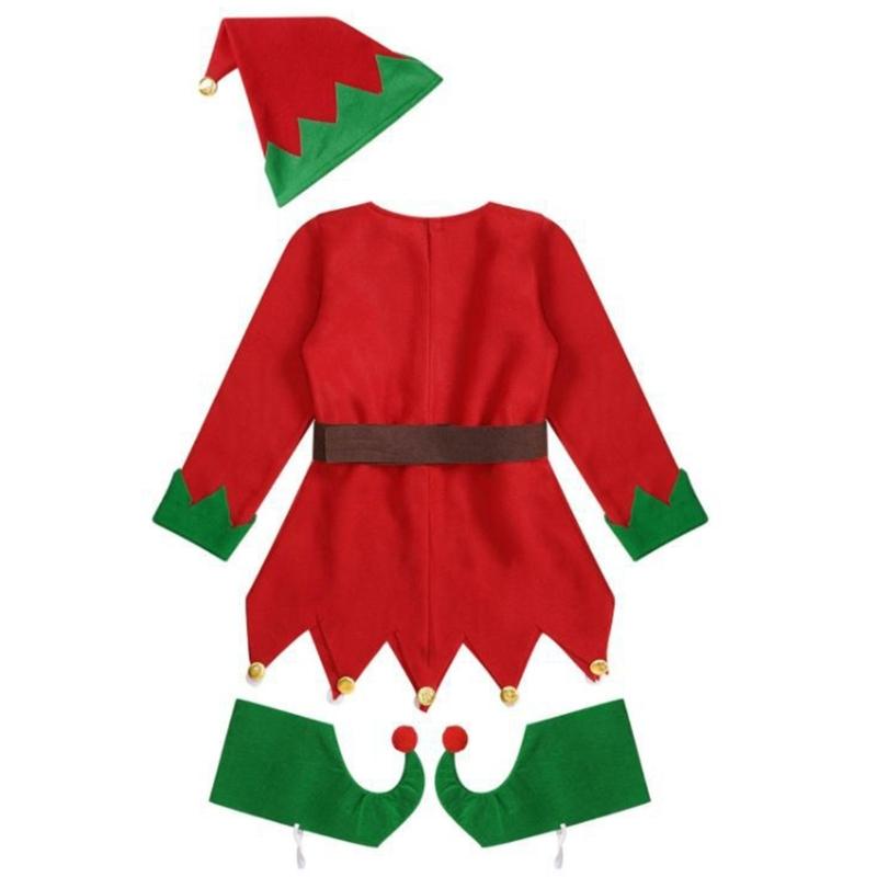 Kostüm Kostüm Herren Damen Weihnachtself Kostüm Elfenhut mit Ohren