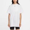Nike Sportswear Essential Logo Embroidered Knit Short Sleeve Dress Women Dress White CJ2243-100