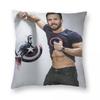 Chris Evans Wallpape Square Pillowcase Pillow Cover Cushion Throw Pillow for Home Bedroom Car