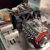 Cison V8 Engine Kit Gas,Ohv V8 Small Block Engine Model Kits 4-Stroke 44cc Water-Cooled 1/6,Mini Build Your Own Stem Cison Running Engine Kits