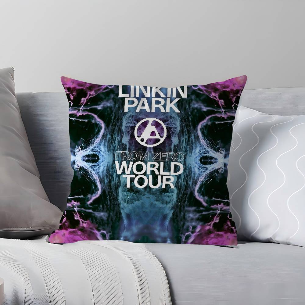 Band L-Linkin Cool P-Park Kuddfodral 45x45cm Sött Kuddfodral Vardagsrum Soffa Kuddöverdrag Sovrum Hemdekoration