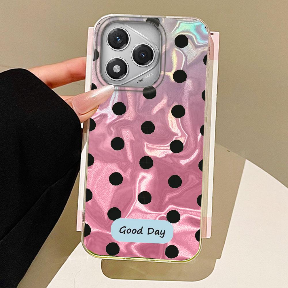 Colorful Classic Black Dots Phone Case for Honor 400 200 Pro Magic 5 6 7 Lite X9a X9b X9c X8a X8b X8c Shell Silicone Back Cover