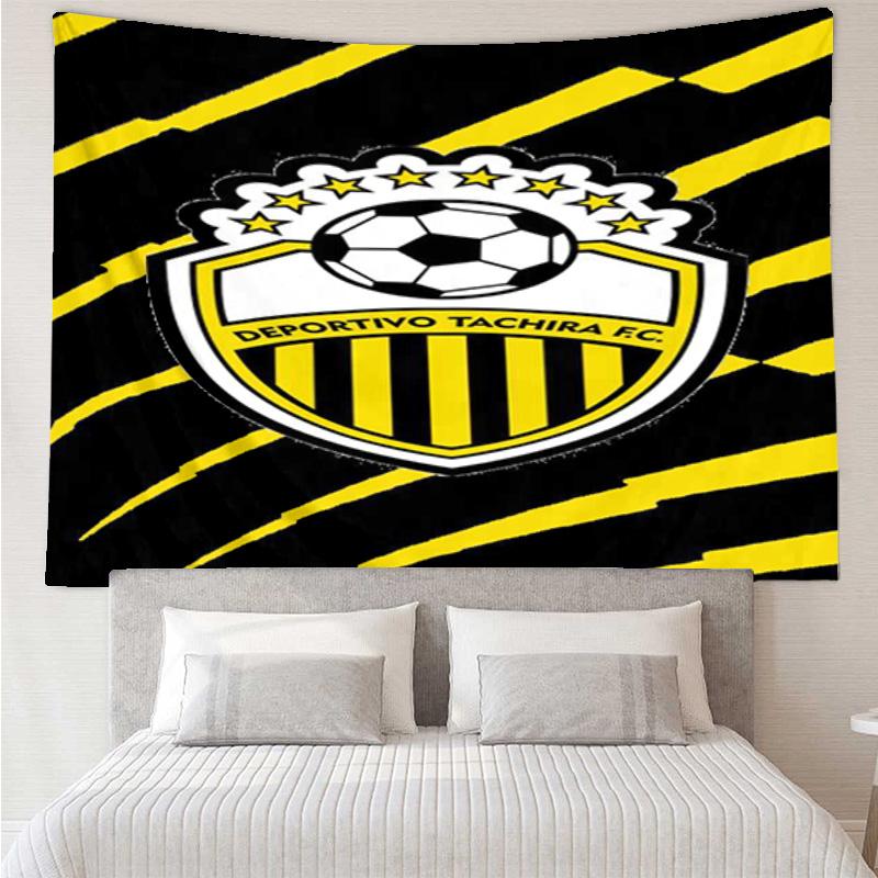 Deportivo Tachira Fc Crest Tapestry Hanging for Bedroom,Livingroom, Playroom,Decor Art Room Wall Tapestry Holiday and Birthday Gifts