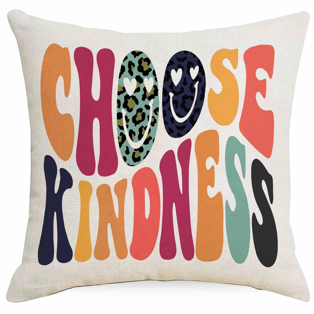 Western Summer Butterfly Bee Flower Pillowcase Home Sofa Cushion Pillowcase Decoration