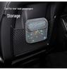 Rhinestone Car Trash Can - Flip-Top Hanging Interior Storage Bin