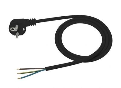 Connecting Cable With Angled Plug 3*1 Ohm Żo 5M Black - E+20-006