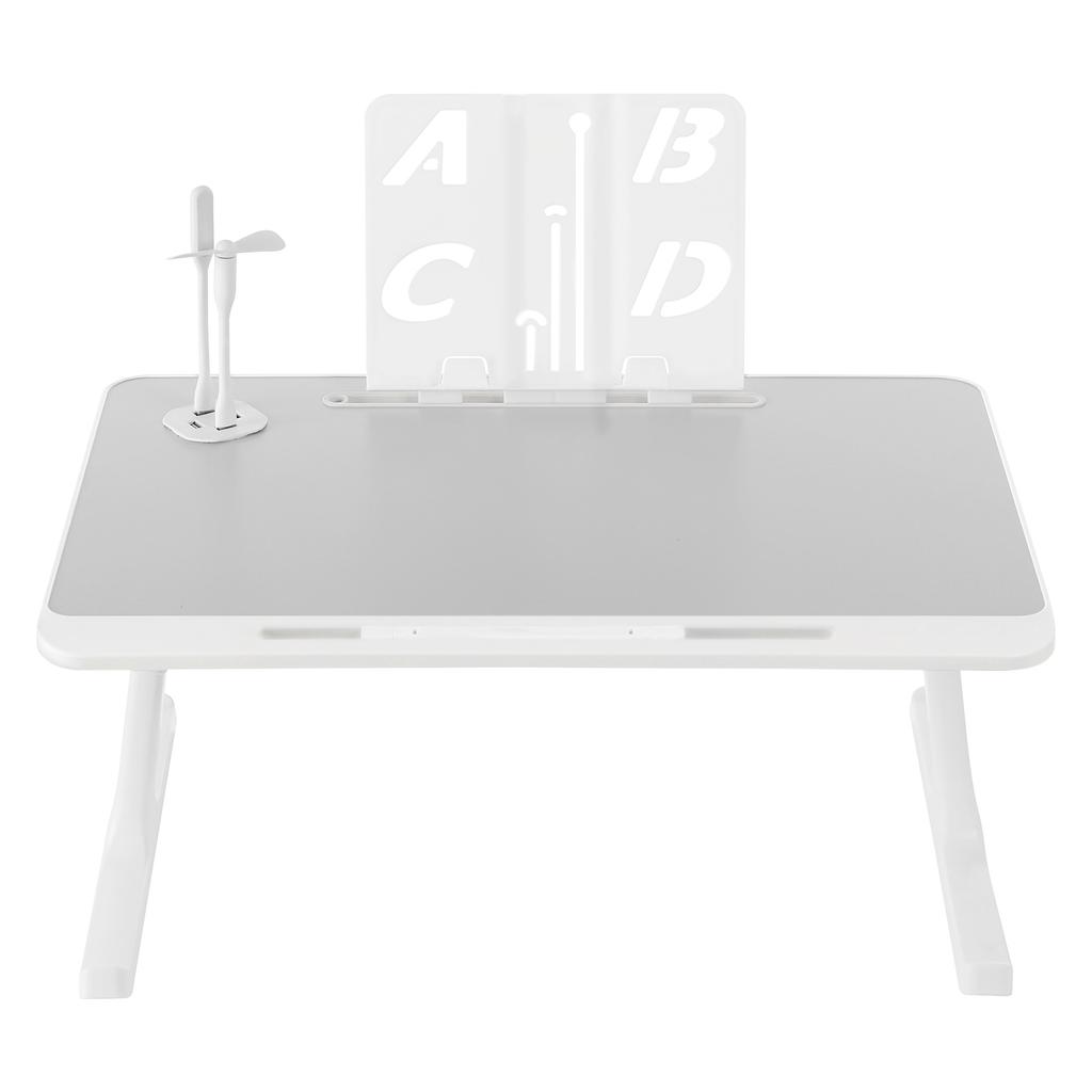 Grey Bed Laptop Table, Multi-purpose Lapdesk, Folable Bed Laptop Table Flexible Adjustment For Dormitories, Bedrooms, Beds