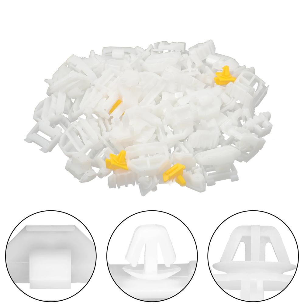 124Pcs Side Door Panel Fixing Clips For Mercedes 190 W201 190E 190D A0019885081