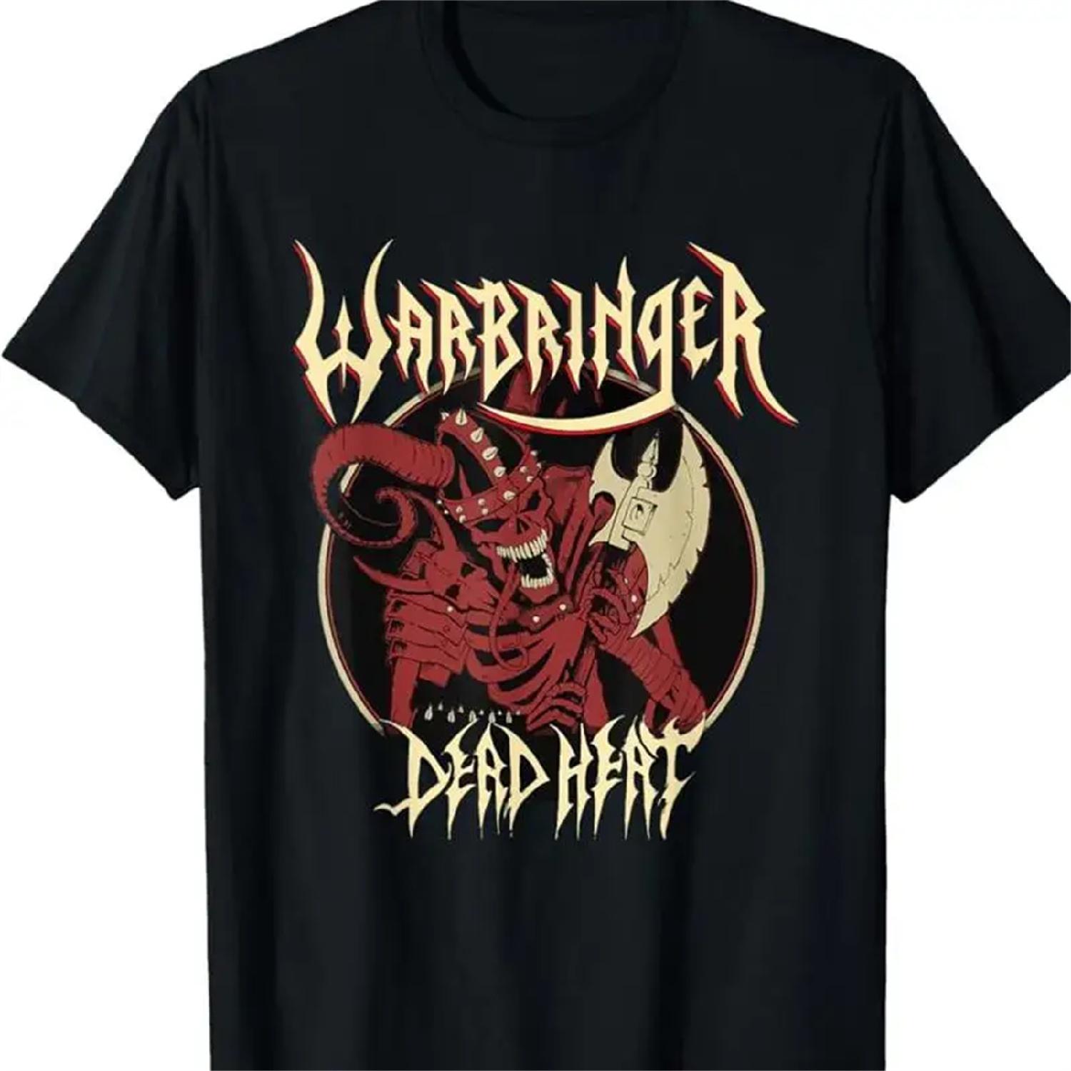 Warbringer Band Мертвая Жара Черная Футболка с Коротким Рукавом Все Размеры Xy590 XXXXXL разноцветный