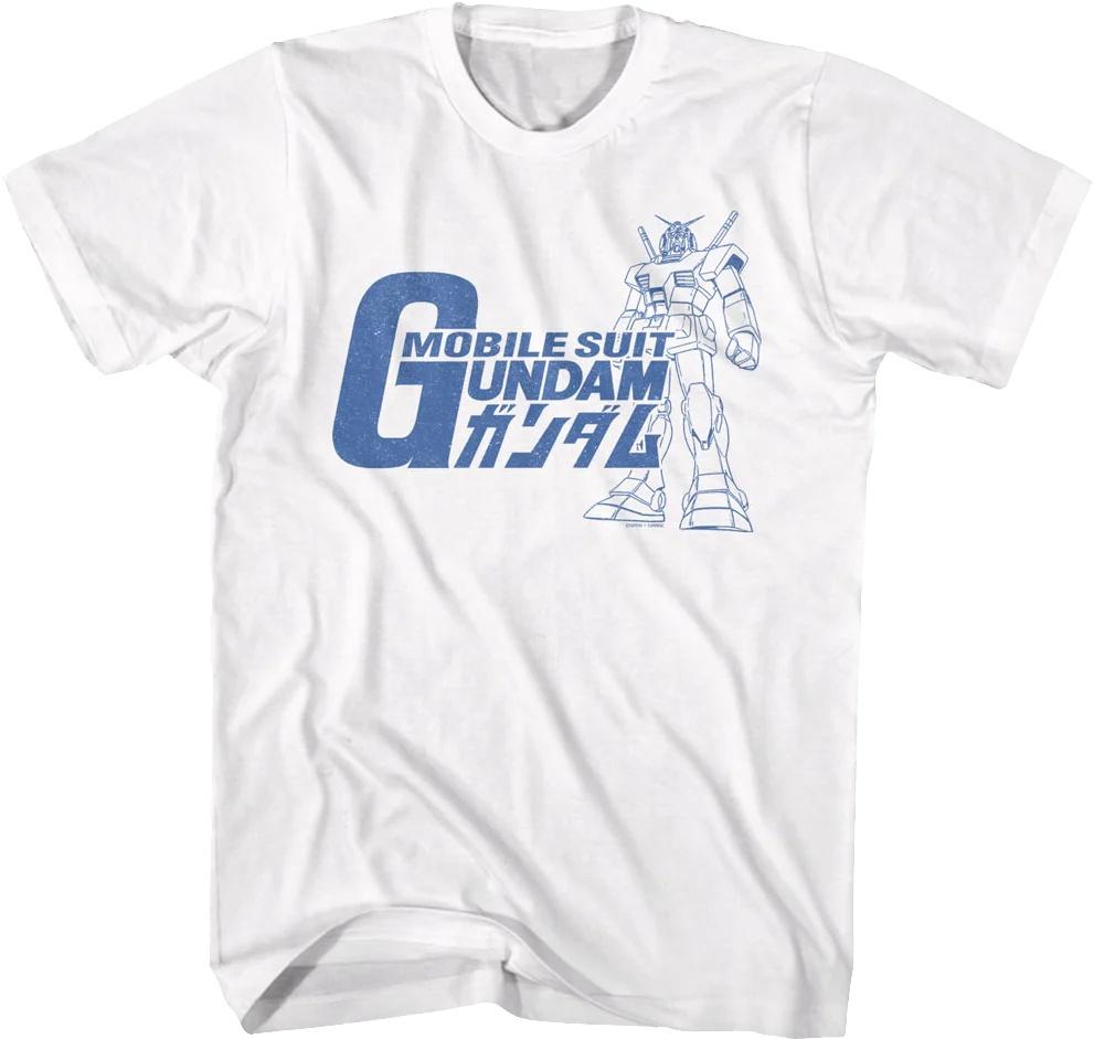 

2026 New Mobile Fighter Gundam AAnaheim Summer Short Sleeve Parentchild TShirt Casual Tops Y2k Top Unisex and Women Clothing S