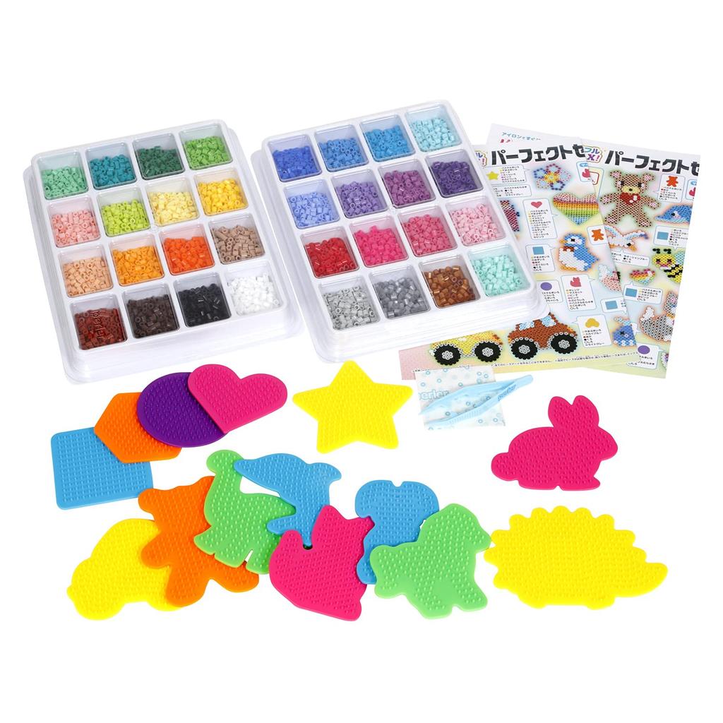 Kawada Plastic Heart Perler Beads Colorful Perfect 400 x 300 x 60 MAX! Set, mm, 80-54439