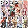 Genshin Impact Anime Phone Case For IPhone 16 17 Air 16E 15 14 Plus 13 Mini 12 11 Pro Max 7 8 + SE 2020 Soft TPU Back Cover 16 1