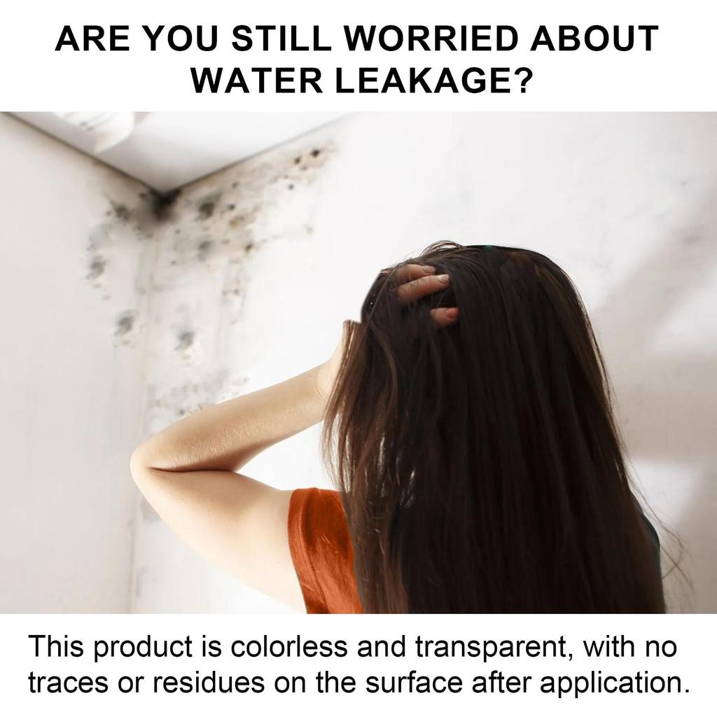 Водонепроницаемый клей-герметик (300г) ванная комната кухня наружная стена без разрушения кирпича ремонт протечек покрытие водонепроницаемый клей